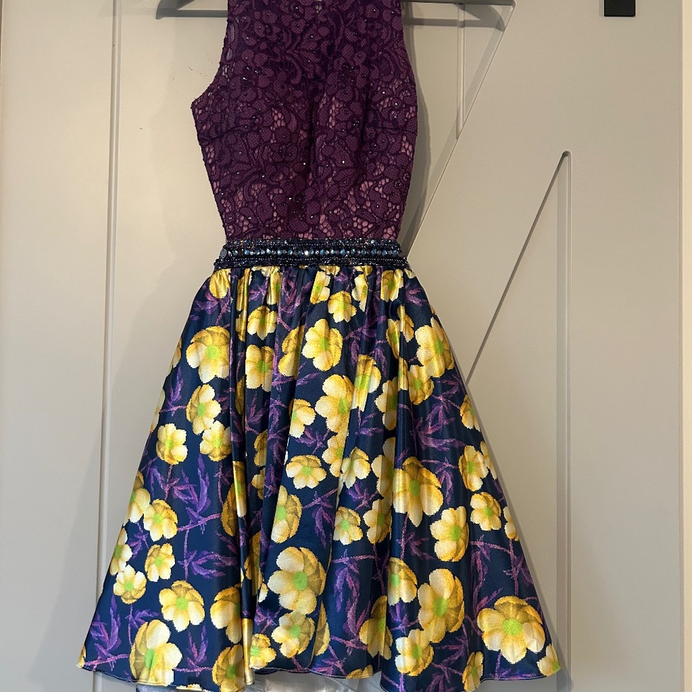 Lucci Lu floral pattern dress